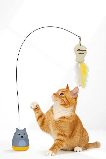 Kedi Figürlü Yapışkanlı Olta